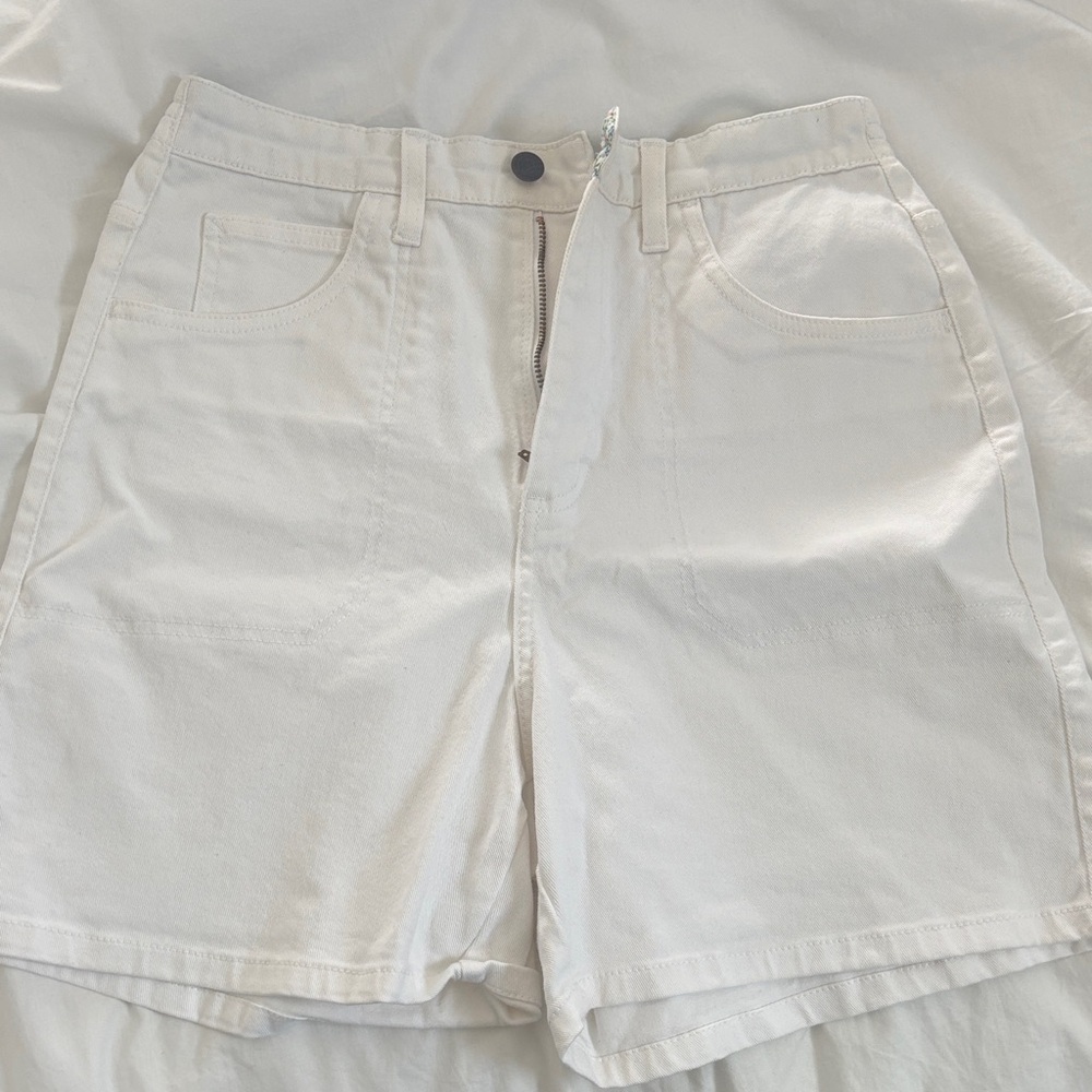 Lee Women's White Denim Shorts